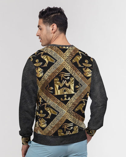 Regal Panther Men's Classic French Terry Crewneck Pullover