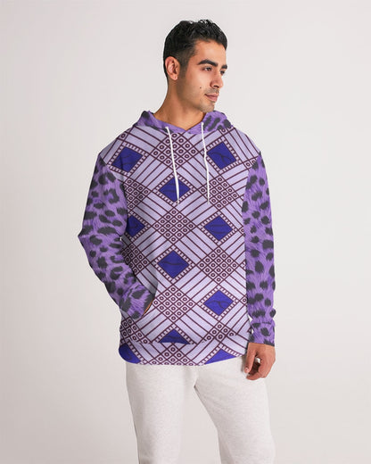Purple Leopard Men's Hoodie