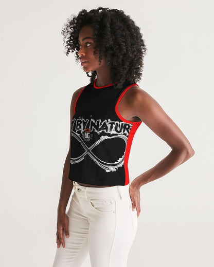 Poly By Nature Women's All-Over Print Cropped Tank