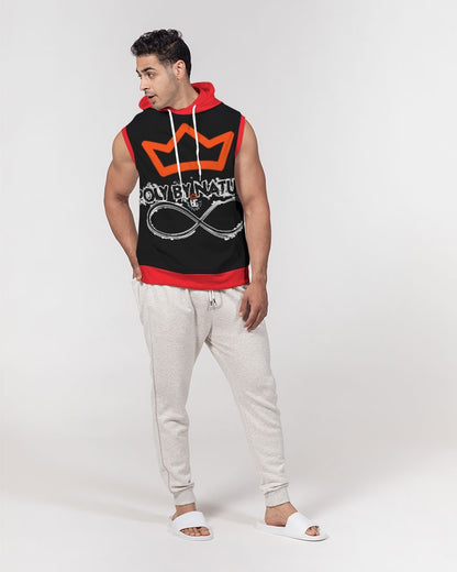 Poly By Nature Men's All-Over Print Heavyweight Sleeveless Hoodie
