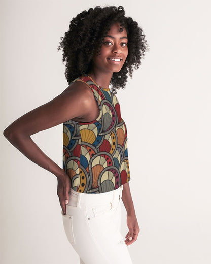 Classic Kente Women's Cropped Tank