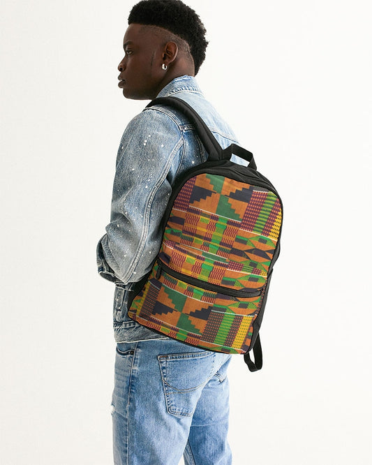 Kente Small Canvas Backpack