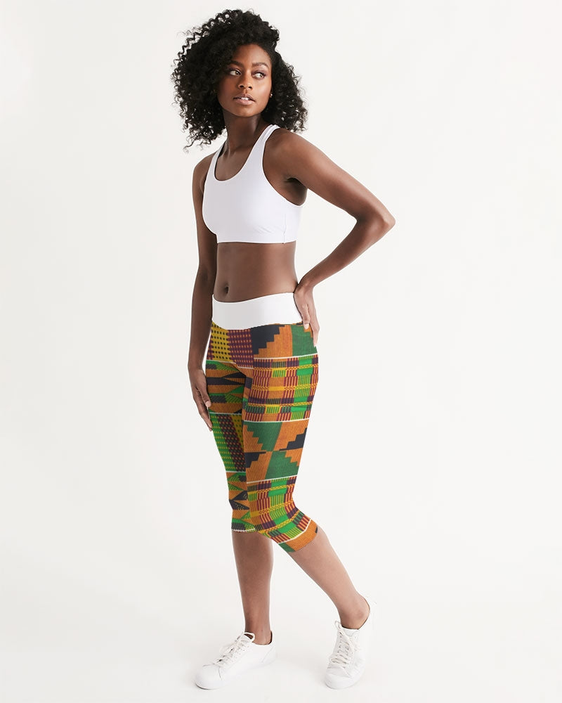 Kente Women's Mid-Rise Capri