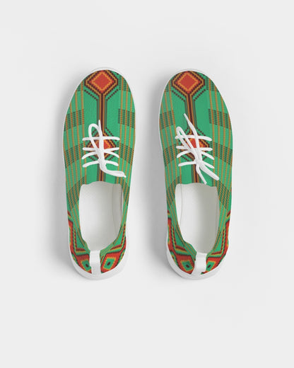 Kente variant 1 Men's Lace Up Flyknit Shoe