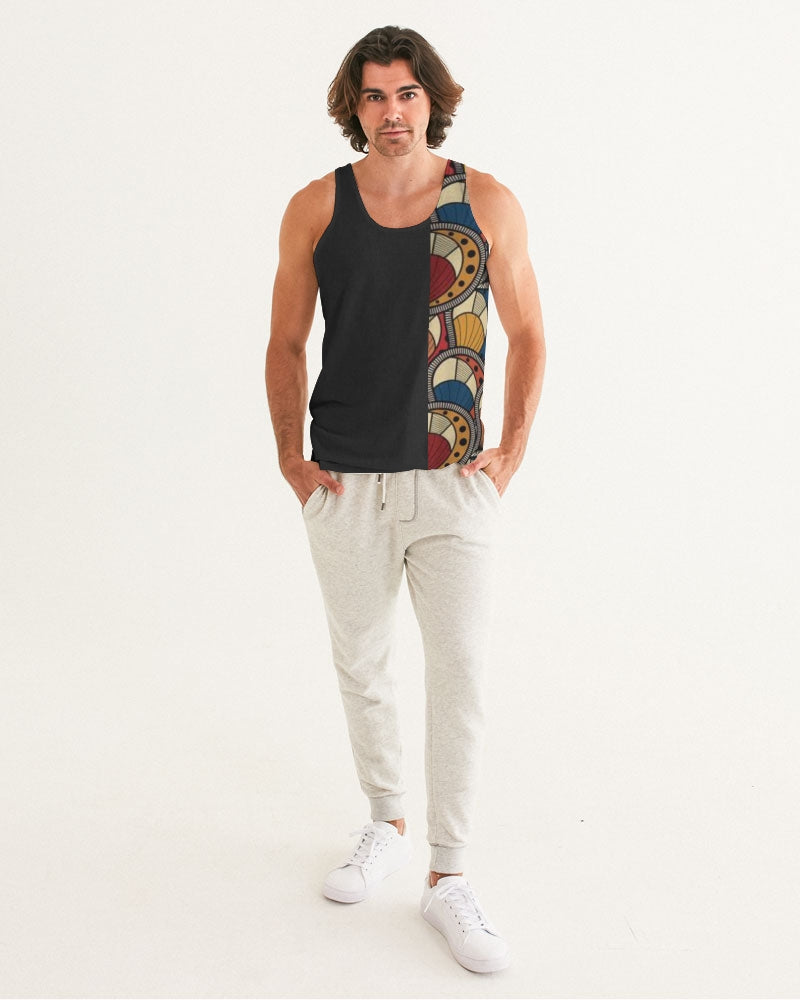 Black classic Kente Men's Tank