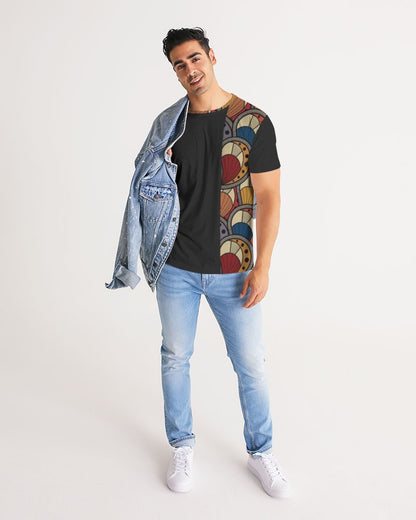 Black classic Kente Men's Tee