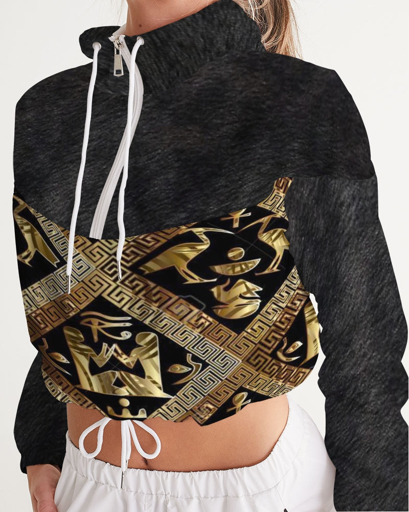 Regal Panther Women's Cropped Windbreaker