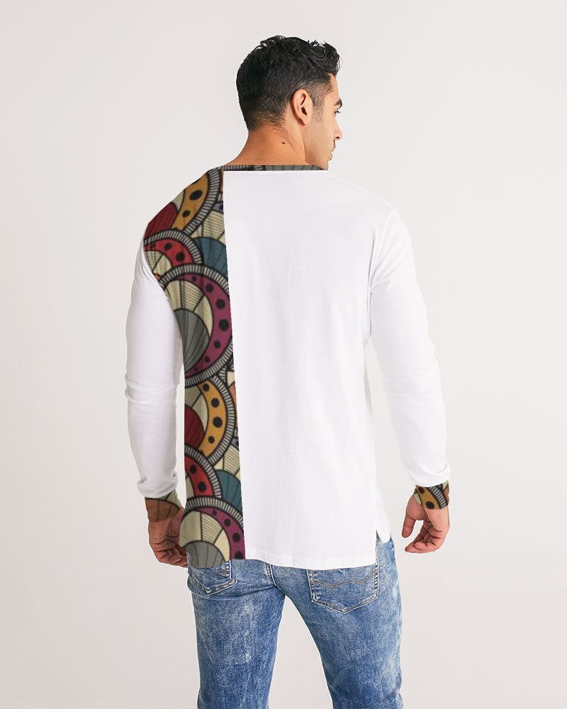 Classic Kente Men's Long Sleeve Tee
