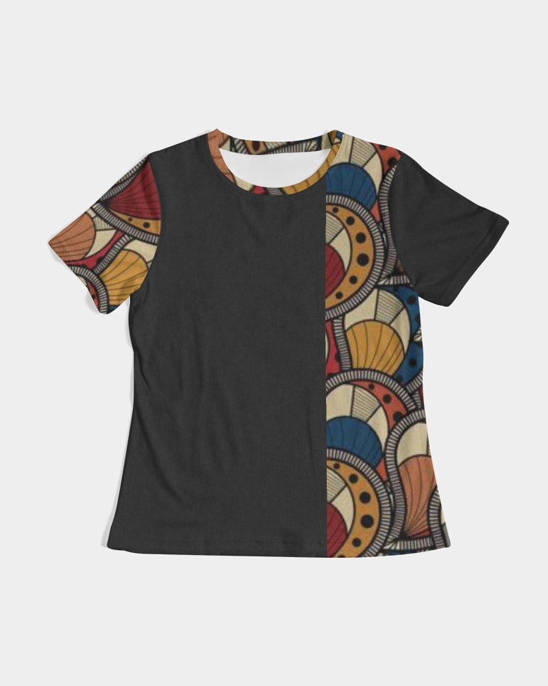 Black classic Kente Women's Tee