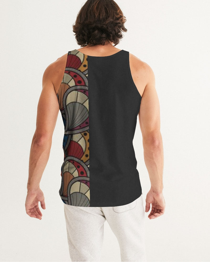 Black classic Kente Men's Tank