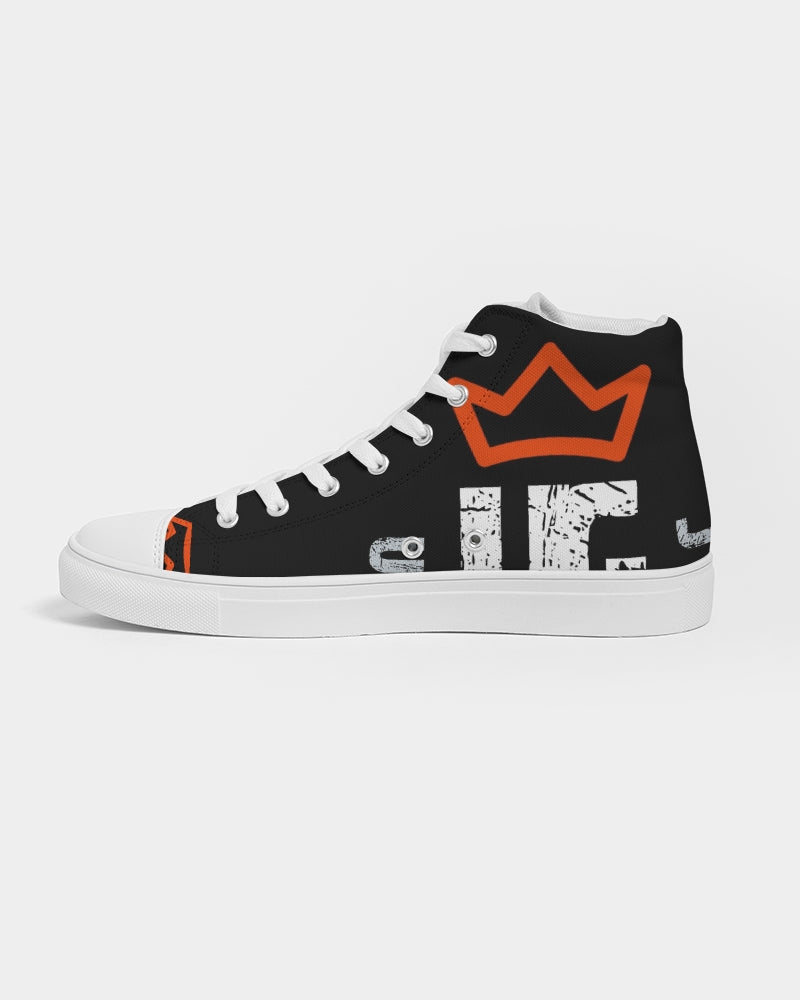 red UNITYGOD Logo Men's Hightop Canvas Shoe
