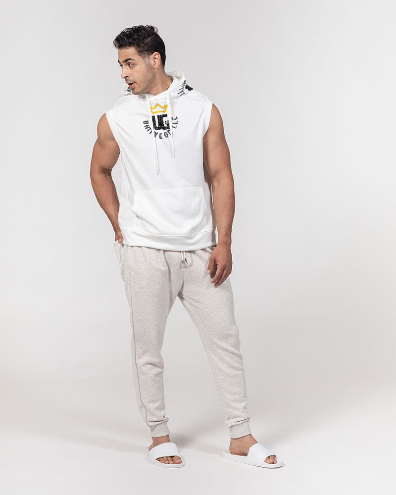 UNITYGOD Logo 4 Men's Premium Heavyweight Sleeveless Hoodie