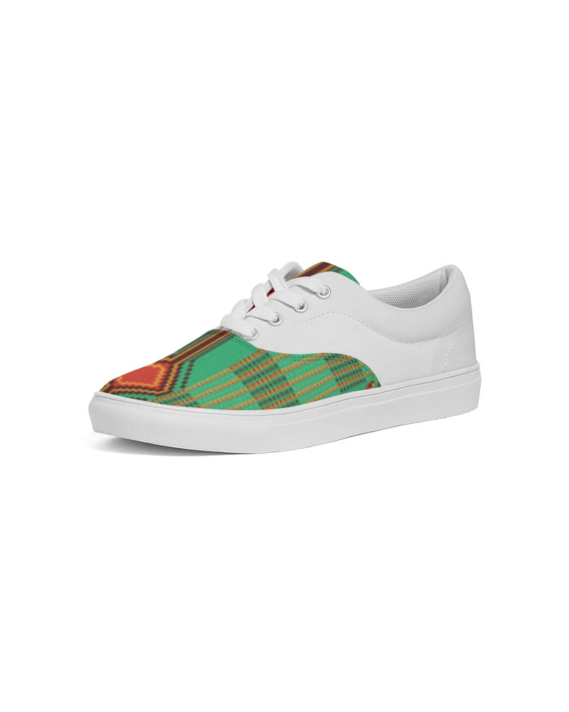 Kente variant 1 Men's Lace Up Canvas Shoe