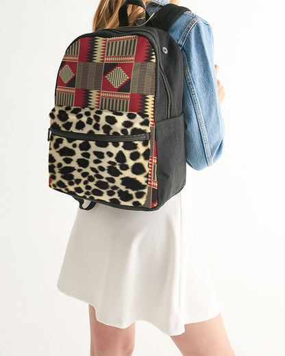 BRW Kente Small Canvas Backpack