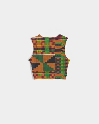 Kente Women's Twist-Front Tank