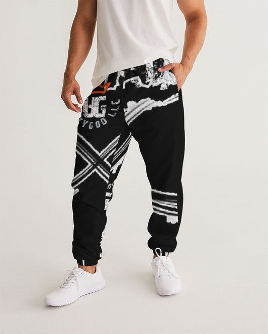 Poly By Nature Men's All-Over Print Track Pants