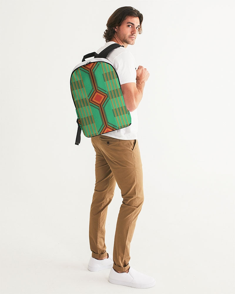 Kente variant 1 Large Backpack
