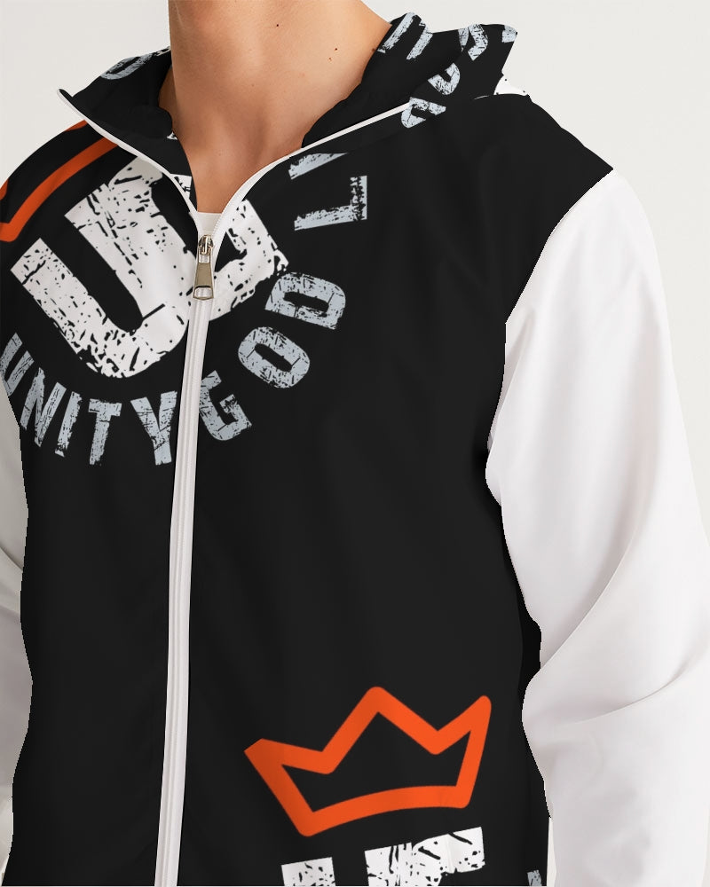 red UNITYGOD Logo Men's Windbreaker