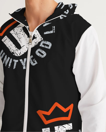 red UNITYGOD Logo Men's Windbreaker