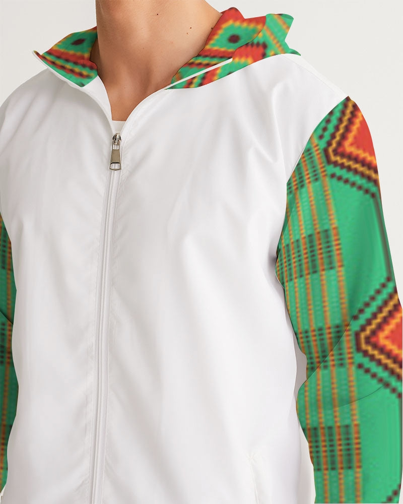 Kente variant 1 Men's Windbreaker