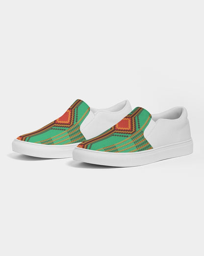 Kente variant 1 Men's Slip-On Canvas Shoe