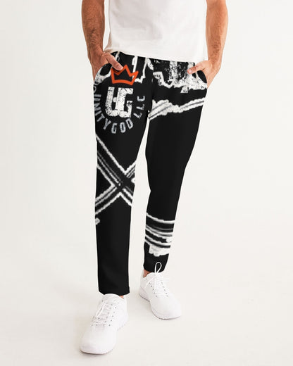 Poly By Nature Men's All-Over Print Joggers