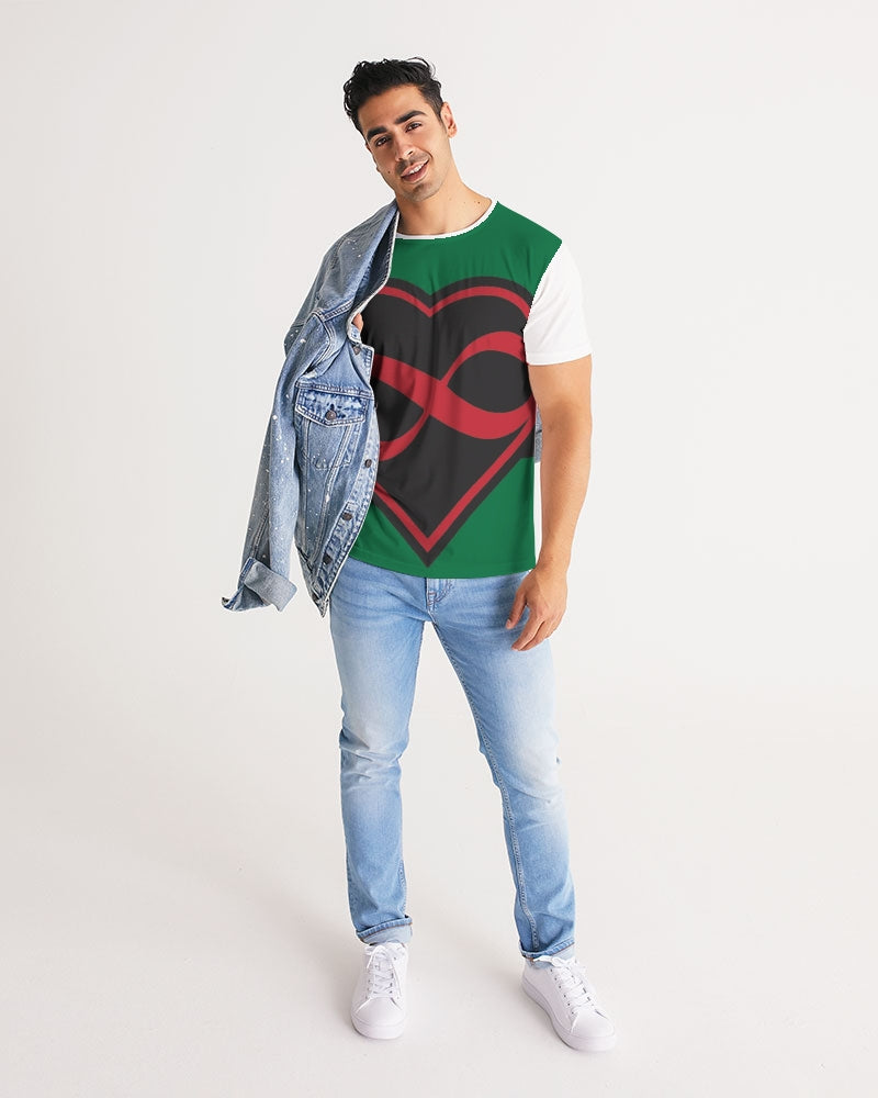 Black polyamorous flag Men's Tee