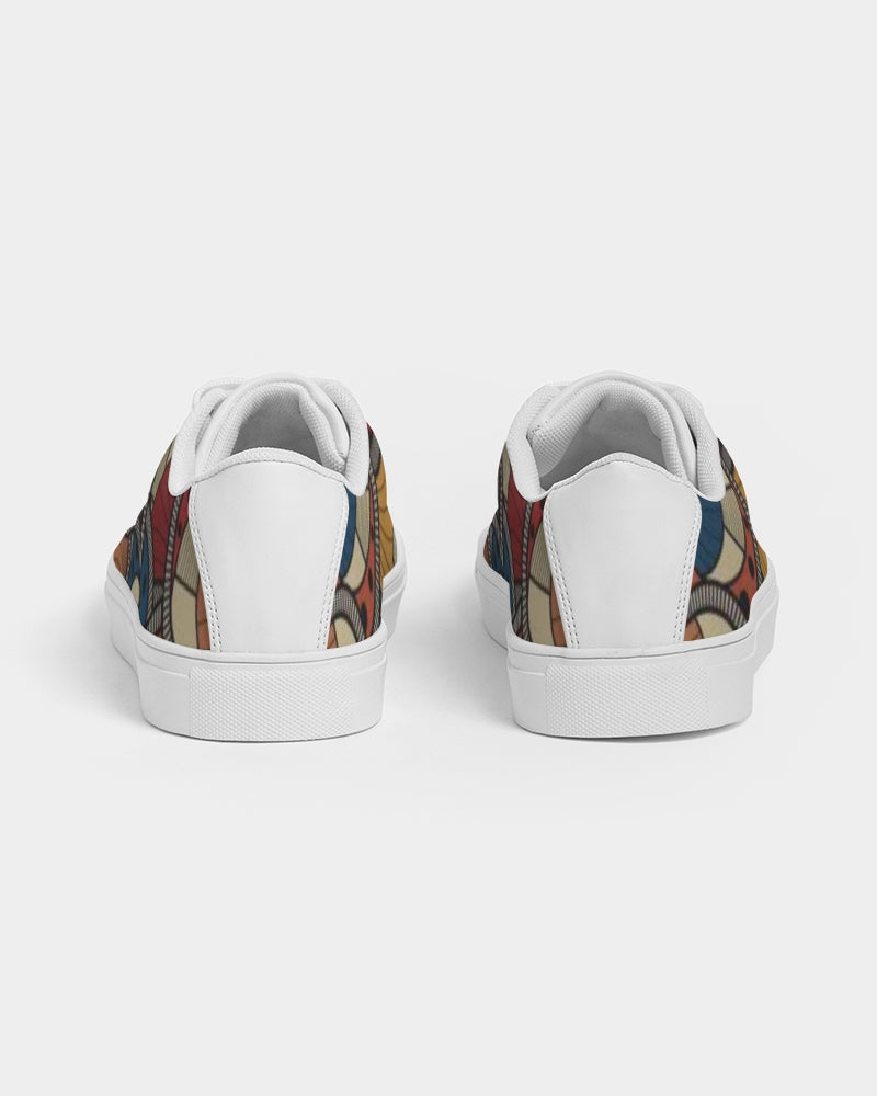 Classic Kente Men's Faux-Leather Sneaker