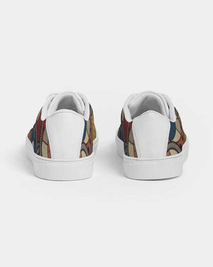 Classic Kente Men's Faux-Leather Sneaker