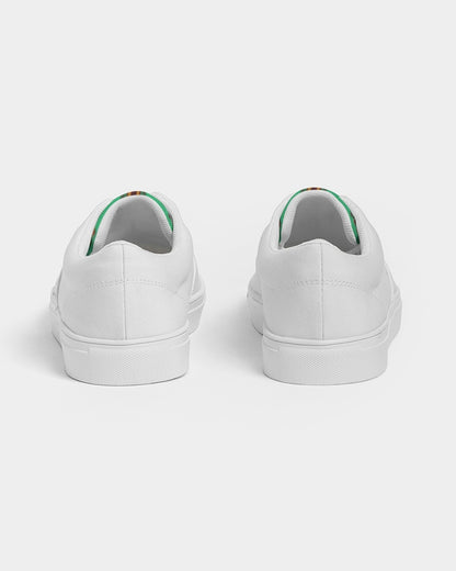 Kente variant 1 Men's Lace Up Canvas Shoe
