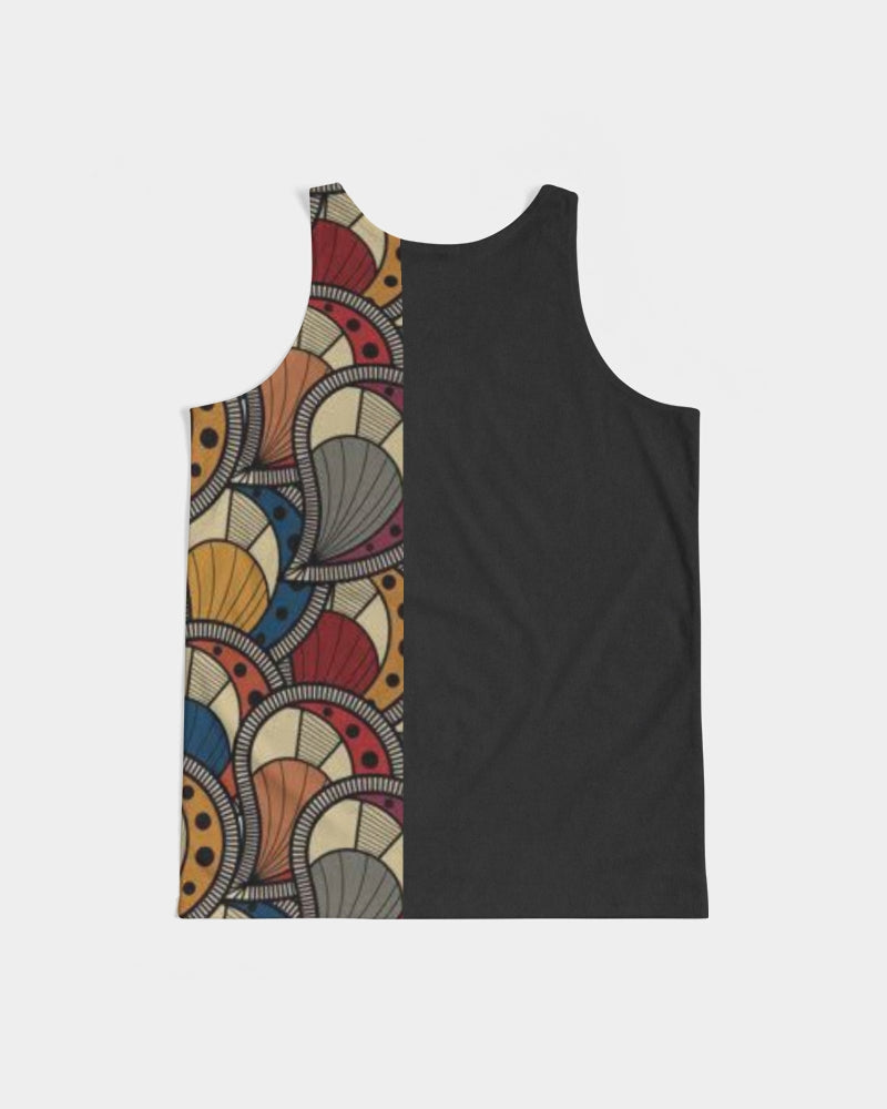Black classic Kente Men's Tank