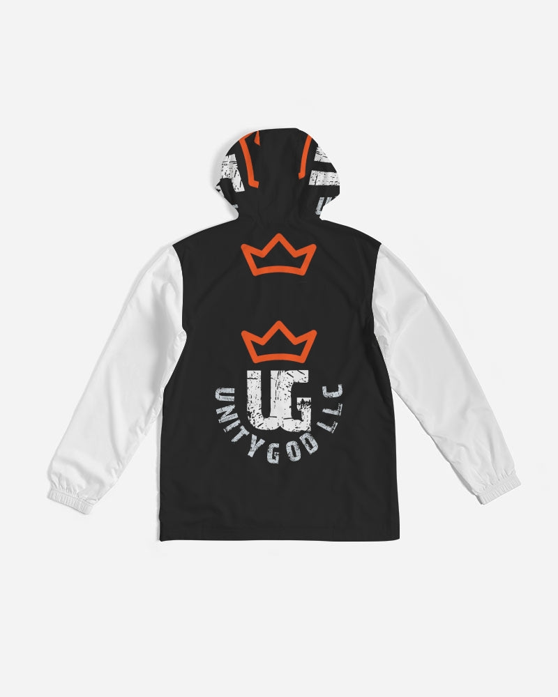red UNITYGOD Logo Men's Windbreaker