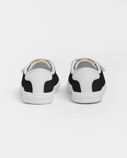 Black Kids Velcro Sneaker