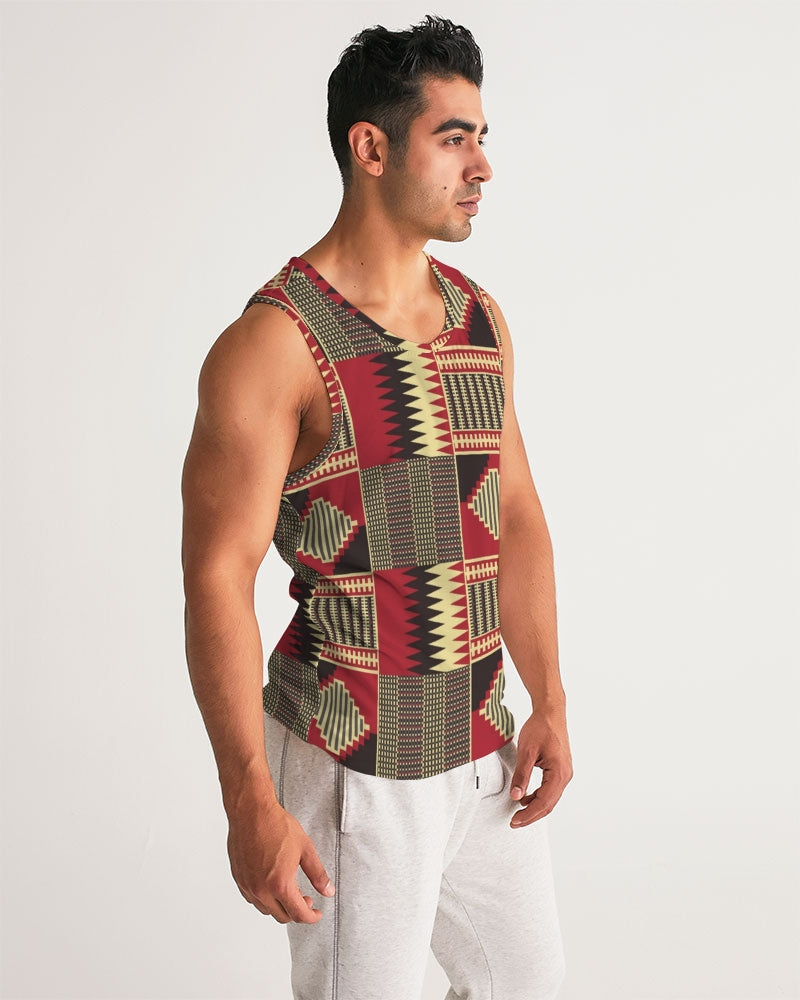 BRW Kente Men's Sports Tank