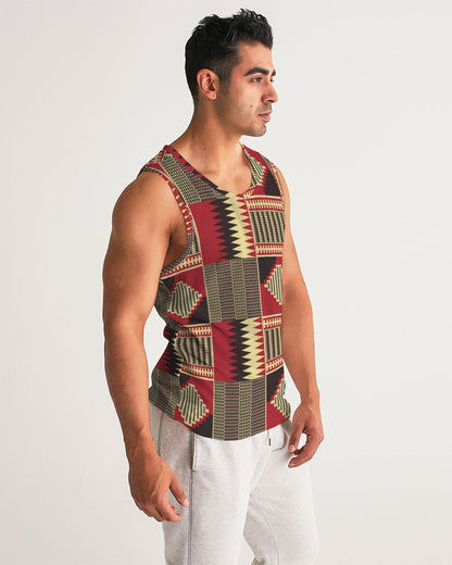 BRW Kente Men's Sports Tank