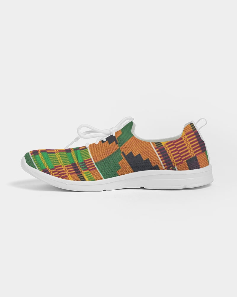 Kente Women's Lace Up Flyknit Shoe