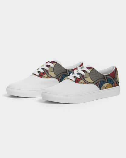 Classic Kente Men's Lace Up Canvas Shoe