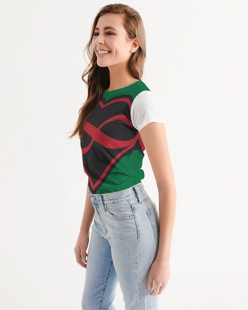 Black polyamorous flag Women's Tee