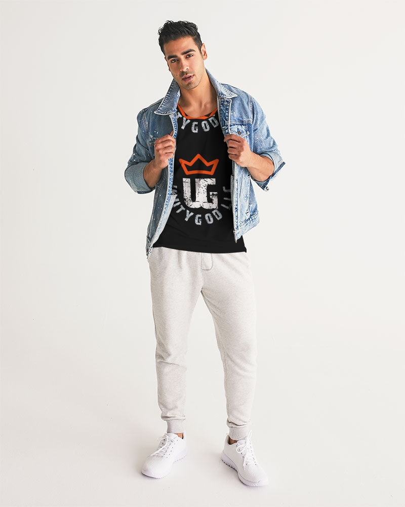red UNITYGOD Logo Men's Sports Tank