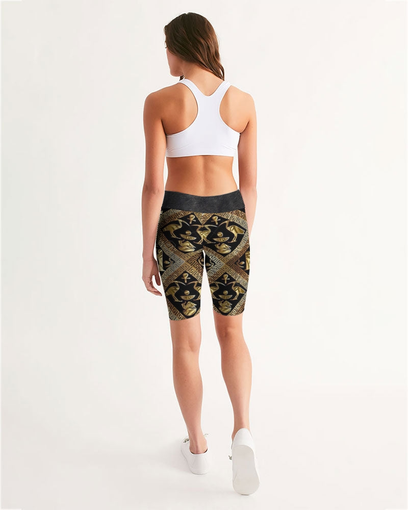 Regal Panther Women's Mid-Rise Bike Shorts
