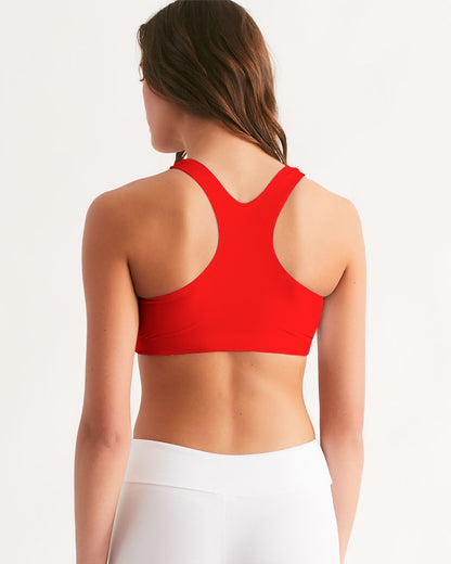 Poly By Nature Women's All-Over Print Seamless Sports Bra