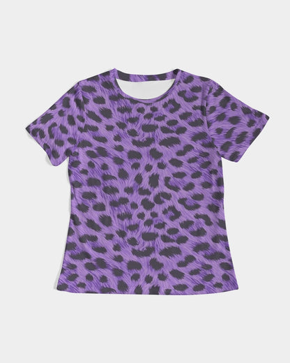 Purple Leopard Women's Tee