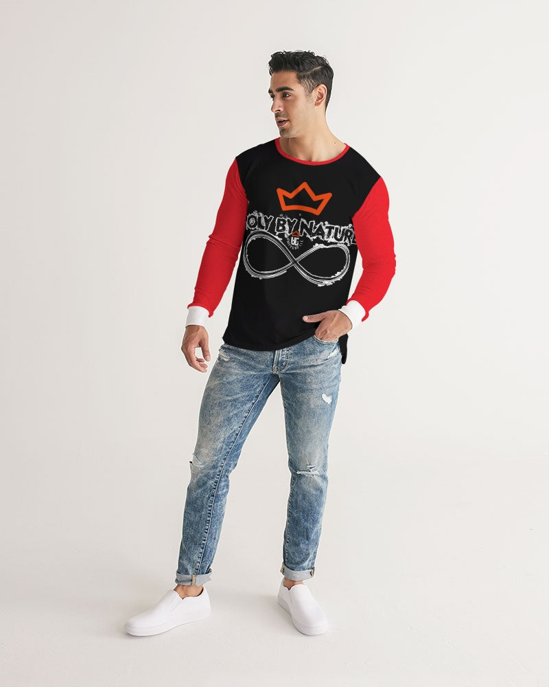 Poly By Nature Men's All-Over Print Long Sleeve Tee
