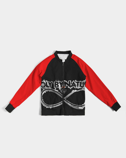 Poly By Nature Women's All-Over Print Bomber Jacket