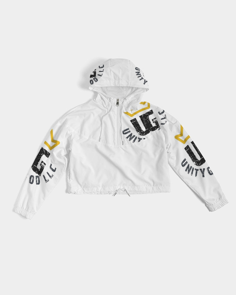 UNITYGOD Logo 4 Women's Cropped Windbreaker