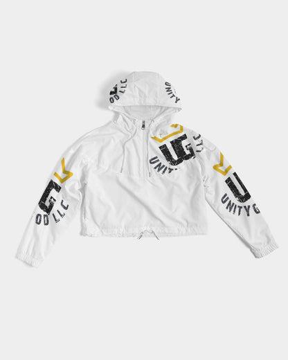 UNITYGOD Logo 4 Women's Cropped Windbreaker