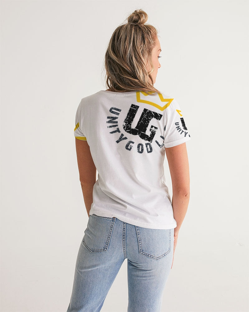 UNITYGOD Logo 4 Women's V-Neck Tee