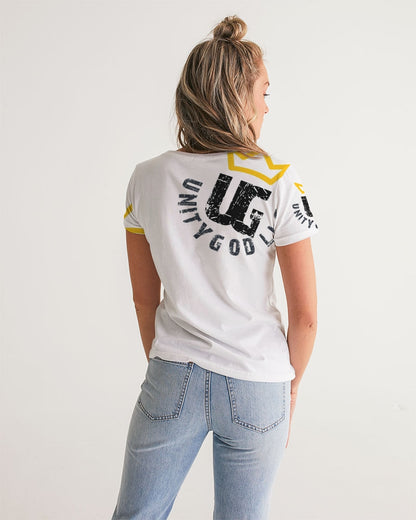 UNITYGOD Logo 4 Women's V-Neck Tee