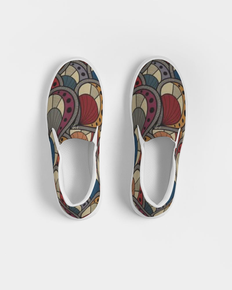 Classic Kente Men's Slip-On Canvas Shoe