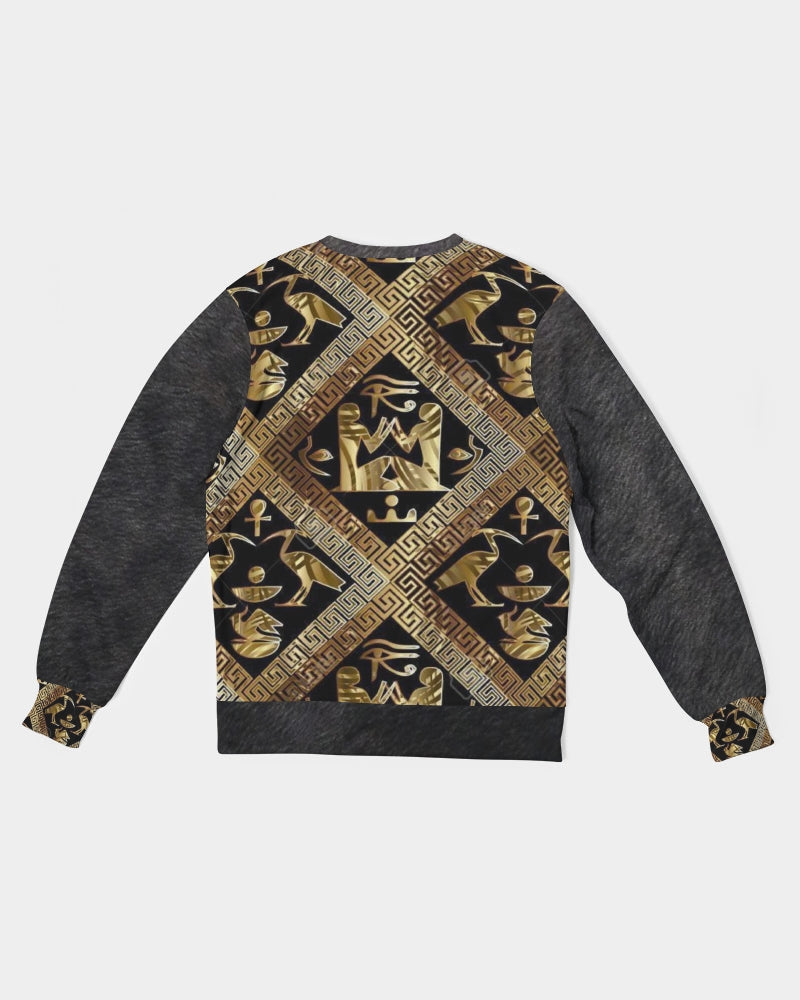Regal Panther Men's Classic French Terry Crewneck Pullover